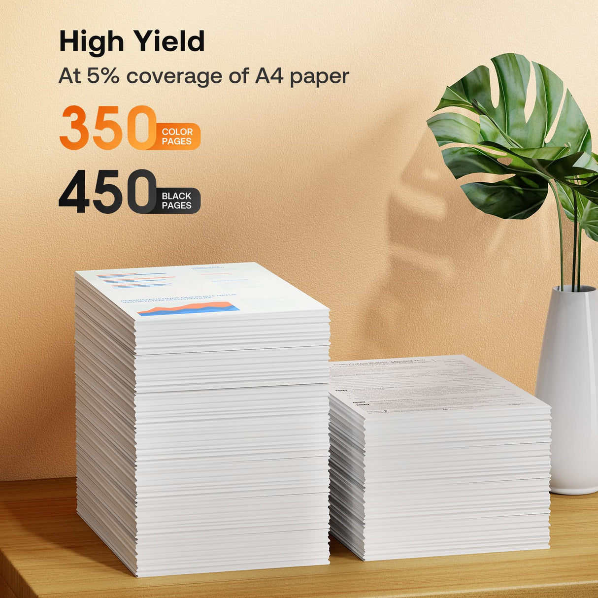 Abfray PG-275 XL/CL-276 XL Multi Value Pack Compatible for PIXMA TS3520 TS3522 and TR4720 TR4722 Printers, Remanufactured Replacement PG275/CL276 High Yield Ink Cartridge for Printer Abfray