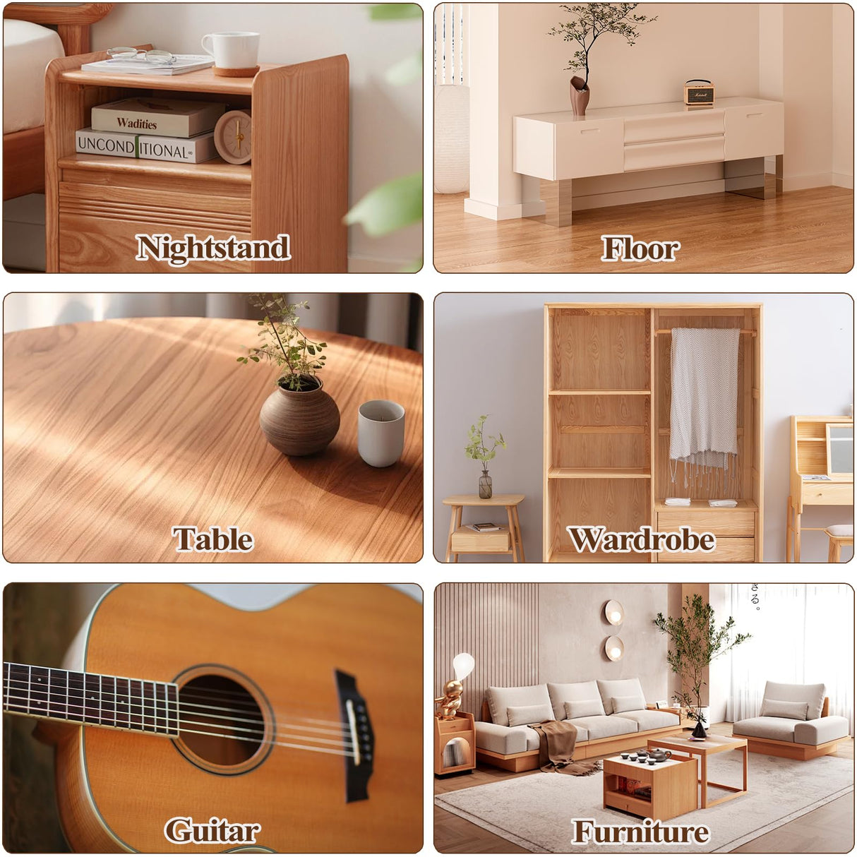 Wadities Natual Wood Filler, Natual Wood Putty, Paintable Stainable Wood Repair Putty, 9.87 Ounce Wood Furniture Repair kit, Quickly Repair Wood Wadities