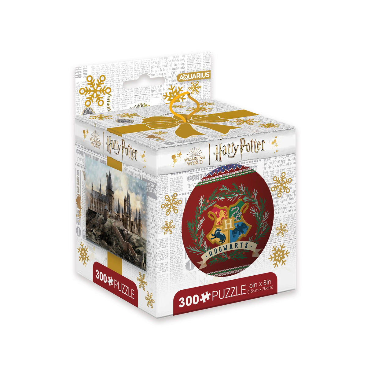 AQUARIUS Harry Potter 300 Piece Jigsaw Puzzle in Tin Globe (3.25 x 3.25) - Officially Licensed Harry Potter Merchandise & Collectibles - Puzzle 8 x 6 Inches AQUARIUS