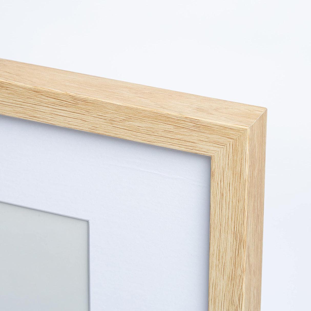 TONES FRAME DESIGN 11x14 Natural Wood Frame with 8x10 Mat, Solid Wood Veneer Finish Picture Frame, and Plexiglass Front for Poster Gallery Wall Home Decor TONES FRAME DESIGN