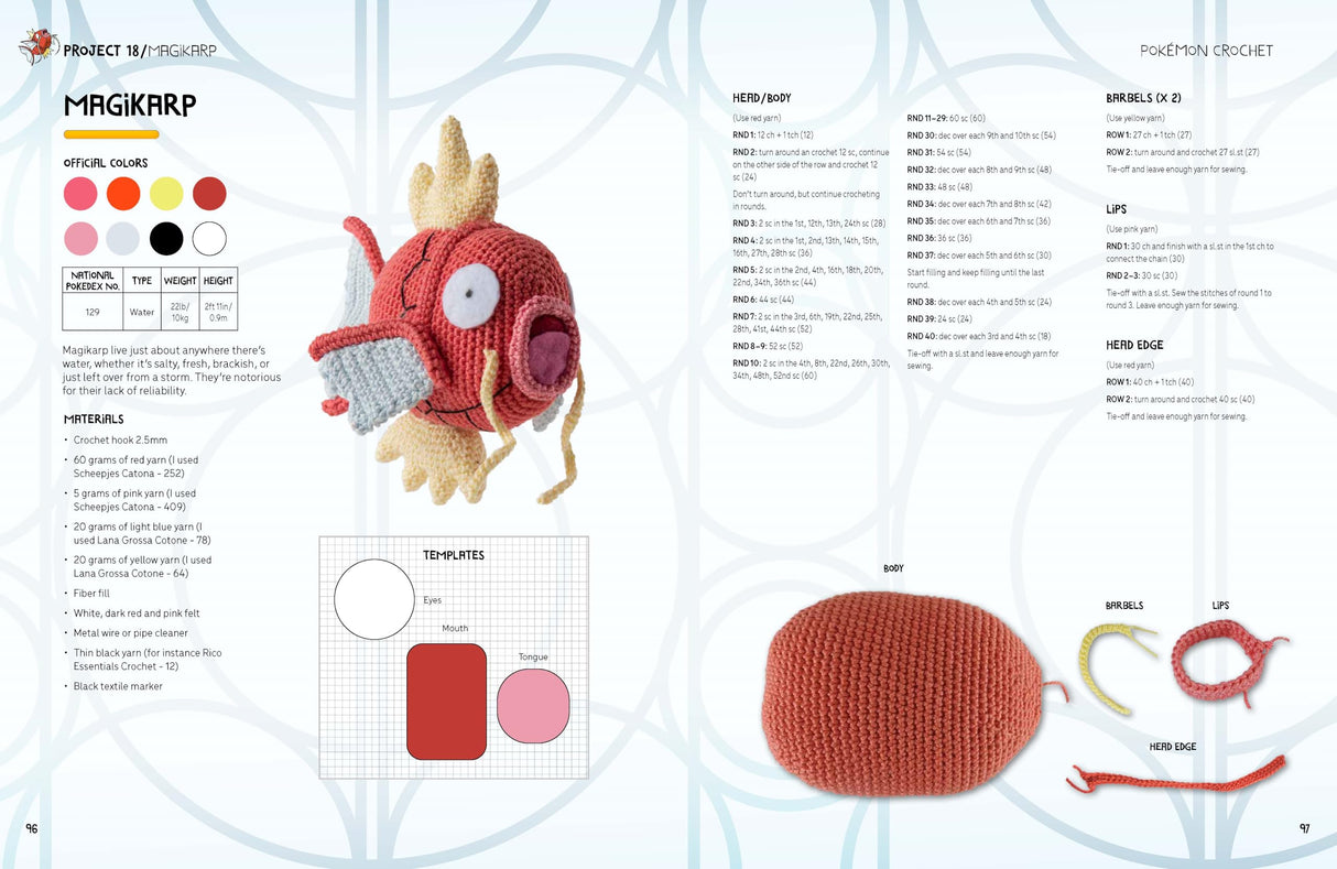 Pokémon Crochet: Bring your favorite Pokémon to life with 20 cute crochet patterns David & Charles