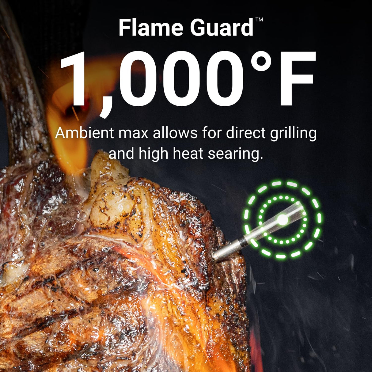 MEATER Pro: Smart Bluetooth Wireless Meat Thermometer Digital | 1000°F Heat Resistance | Long Range | Certified Accuracy | BBQ, Oven, Grill, Smoker, Air Fryer, Deep Fryer | 50+ Recipes in App MEATER