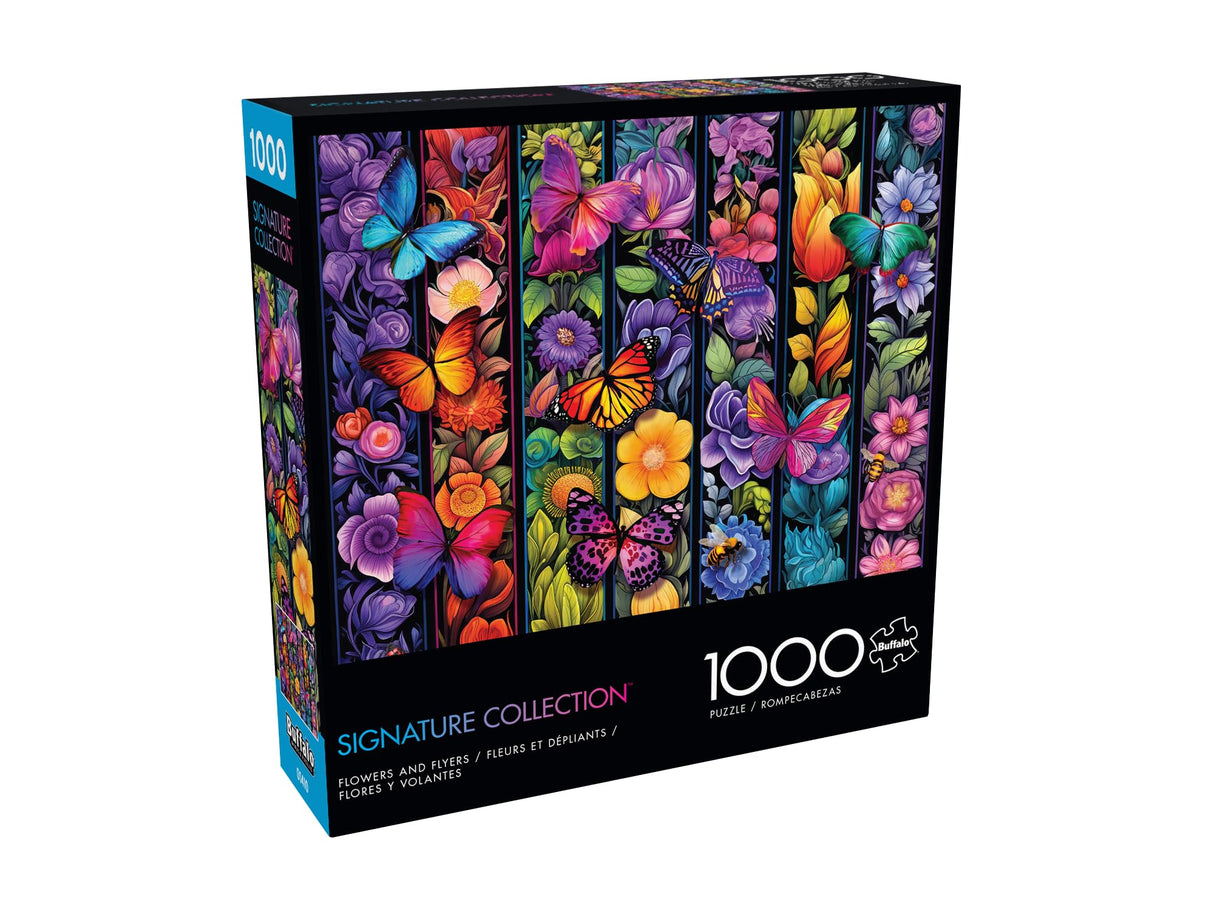 Buffalo Games - Bigelow Illustrations - Flowers and Flyers - 1000 Piece Jigsaw Puzzle for Adults -Challenging Puzzle Perfect for Game Nights - Finished Size is 26.75 x 19.75 Buffalo Games