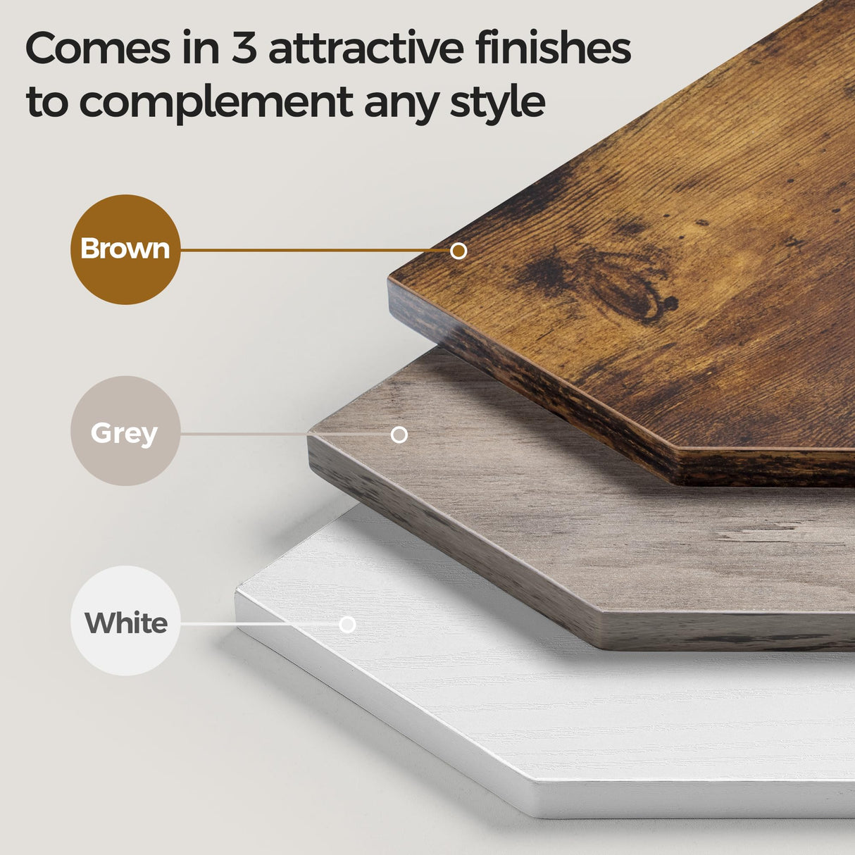 5-Tier Rustic White Corner Bookshelf - Multifunctional Storage and Display Stand Fun Memories