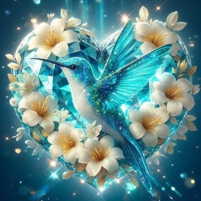 Ekuxom Birds Diamond Painting Kits for Adults, DIY 5D Diamond Art Kits for Adults Beginners, Diamond Dots with Gem Art Crystal Rhinestone for Birds Home Wall Decor Gift 14X14 Inch