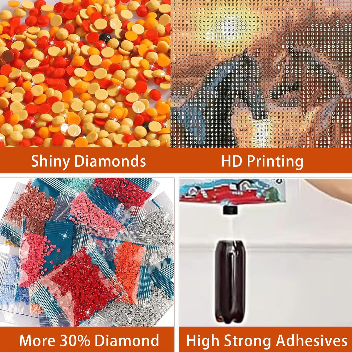 Diamond Art Kits for Adults Clearance: Horse Diamond Art Painting Full Round Drill DIY 5D Painting - 11.8x11.8 Inch Premium Canvas - Complete Set with Tools & Tray - Relaxing Craft Gift for Beginners AILJKOMG