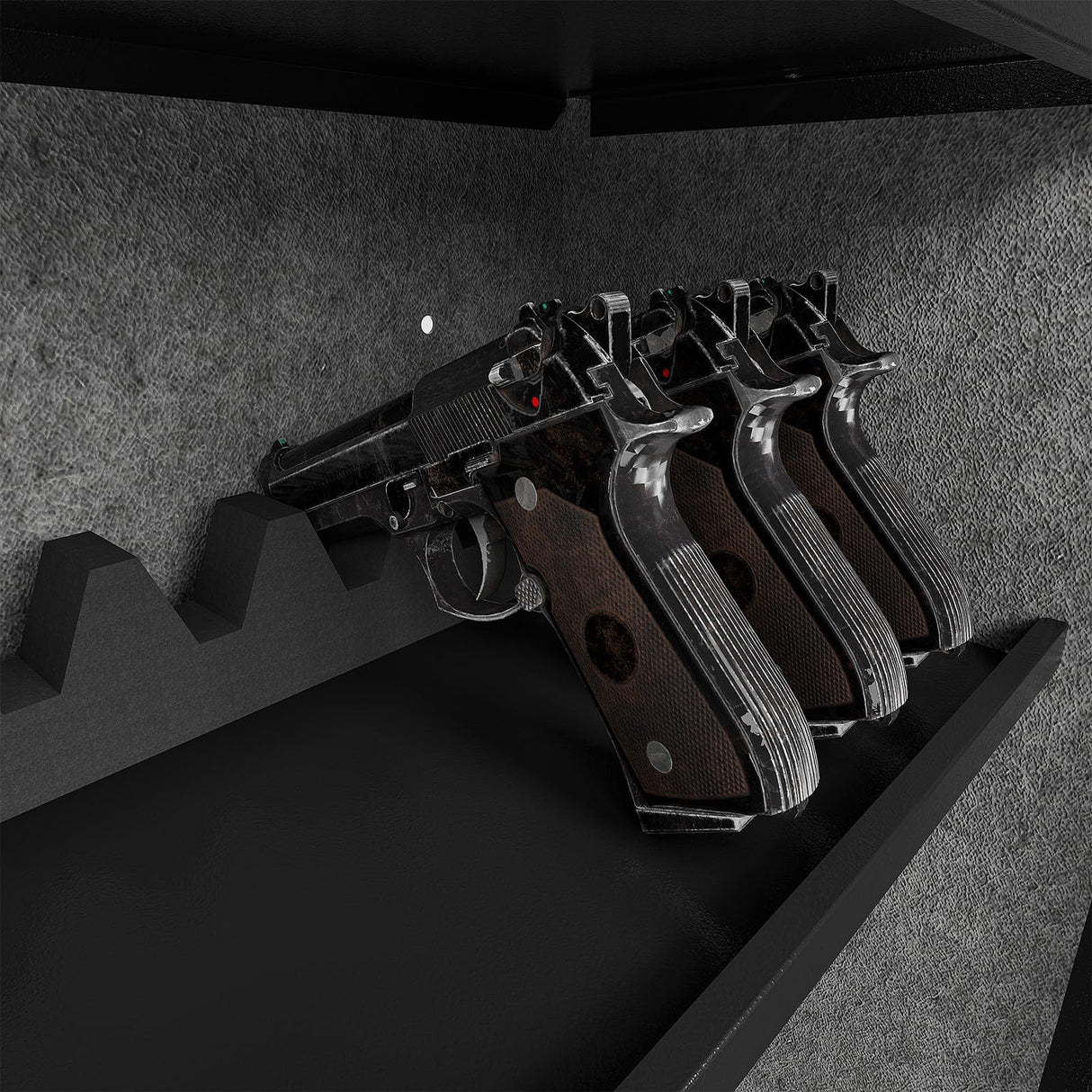 KAER 6 Gun Safe for Rifles and Pistols Large Gun Safe for Home Rifles and Shotguns Rifle Safe Electronic Gun Safes with Removable Shelf and Gun Rack KAER