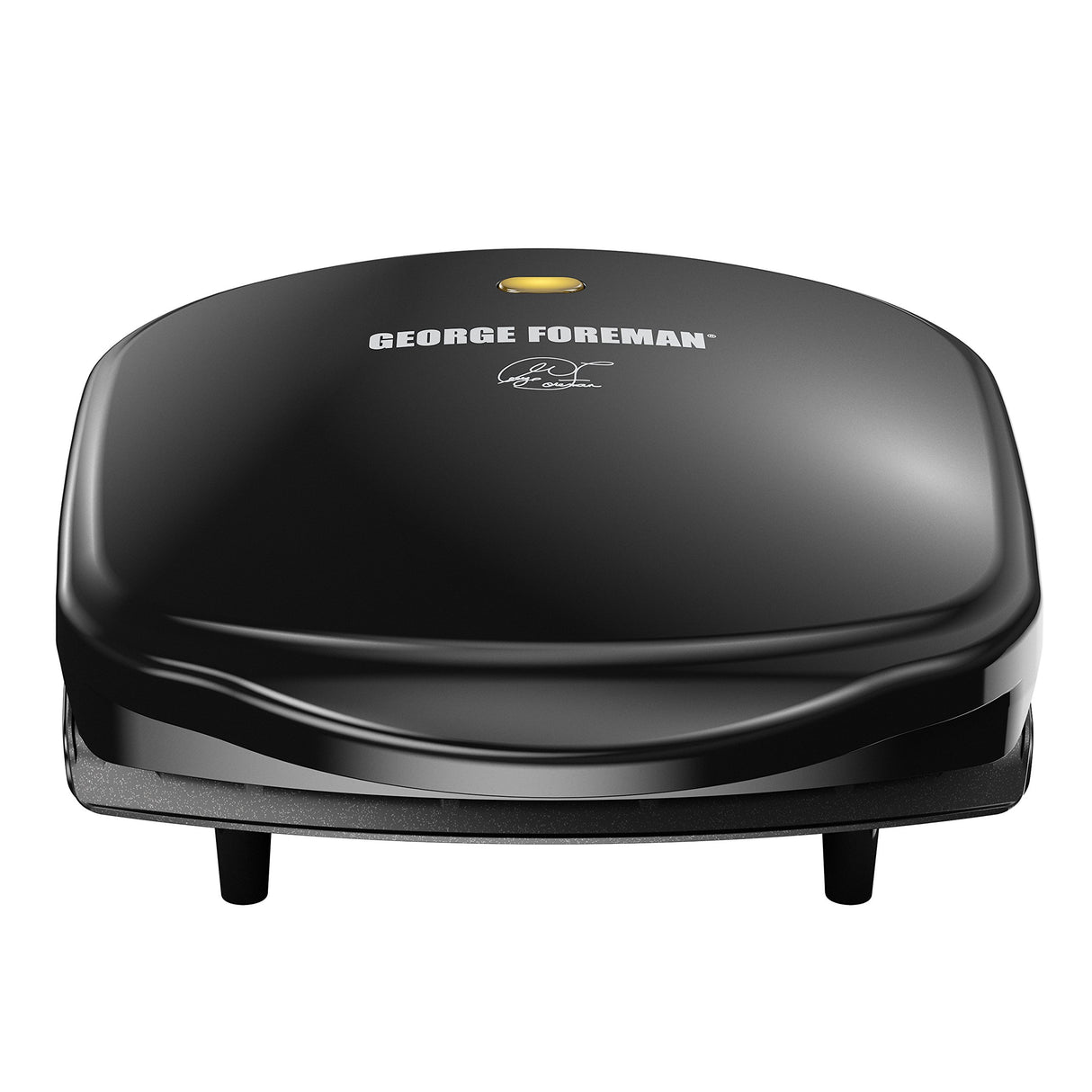 George Foreman 2-Serving Classic Plate Electric Indoor Grill and Panini Press, Black, GR10B George Foreman