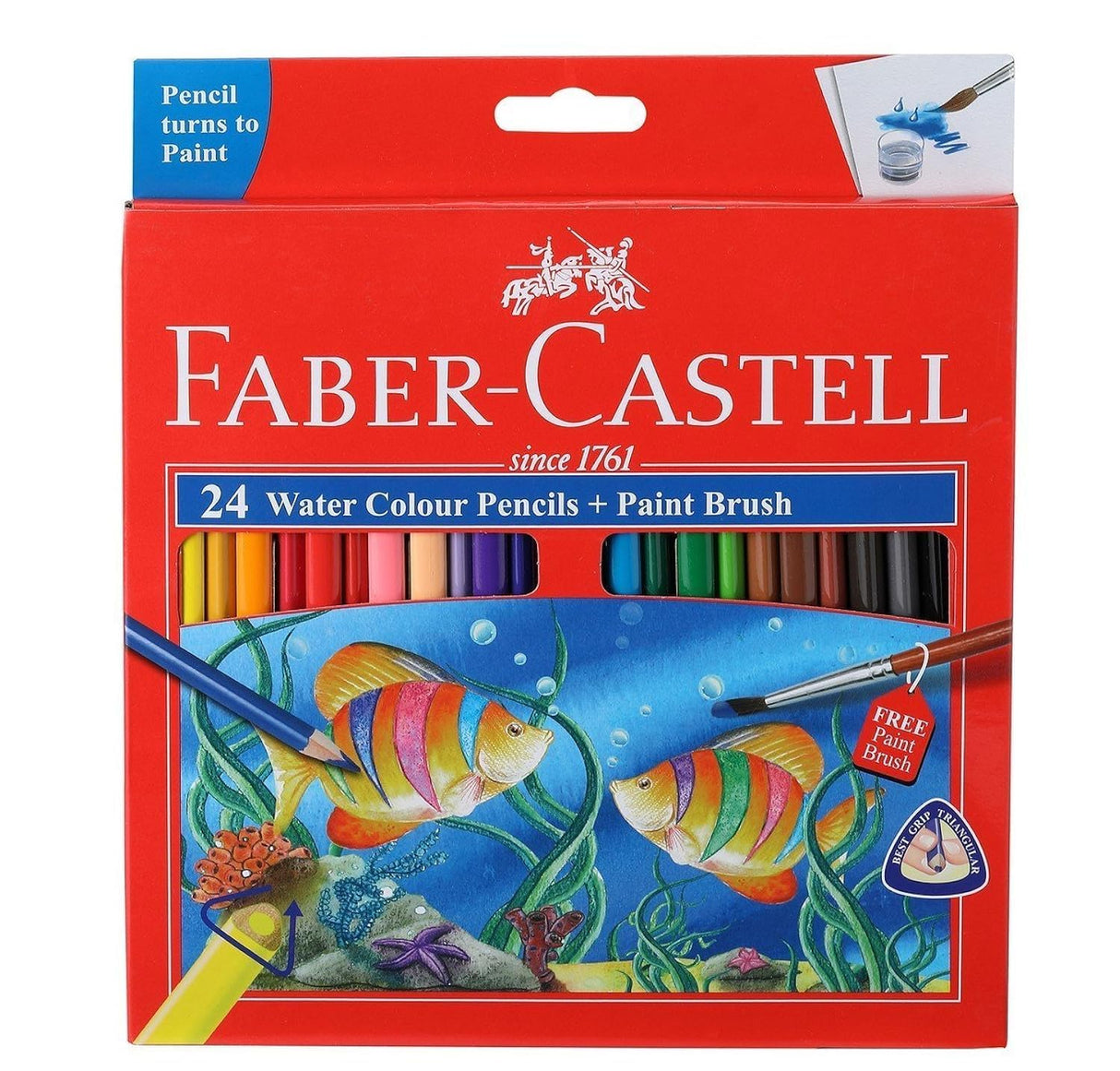 Faber-Castell Watercolor Pencils (24 color) Premium Quality Art Supplies Originals Faber-Castell