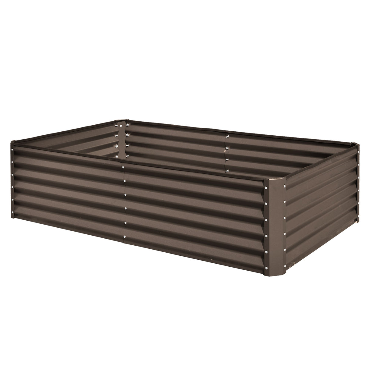 6x3x1.5ft Galvanized Raised Garden Bed