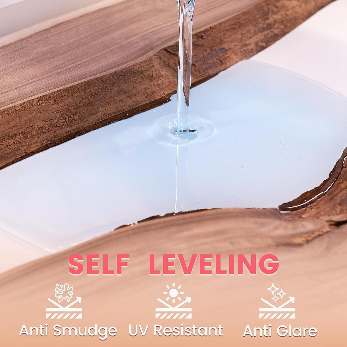 (84OZ Clear Epoxy Resin Set - Upgraded High Gloss Epoxy Resin and Hardener, Minimal Bubbles, UV Resistant, Self-Leveling, 2 Part Casting Resin Kit WoodArtSupply