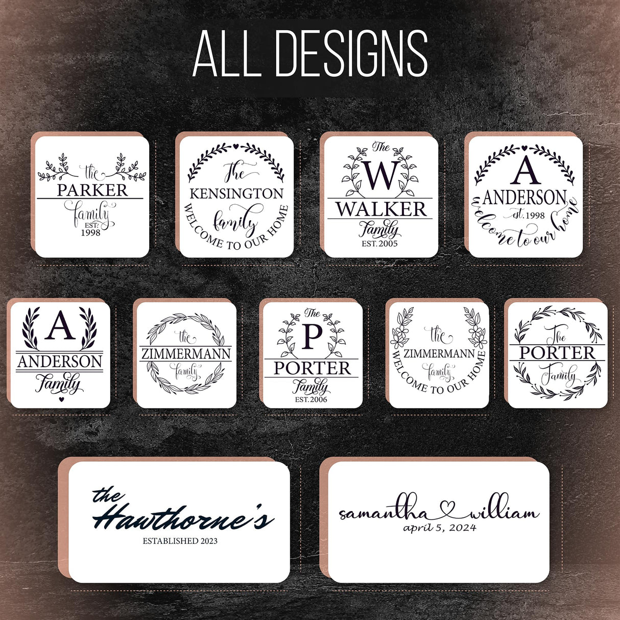 Handmade Personalized Cutting Board - Natural Bamboo Engraved Charcuterie Boards - Best Present for Wedding, Bridal Shower, Engagement, Birthday - Custom Engraved Chopping Block (Personalized) Taniri