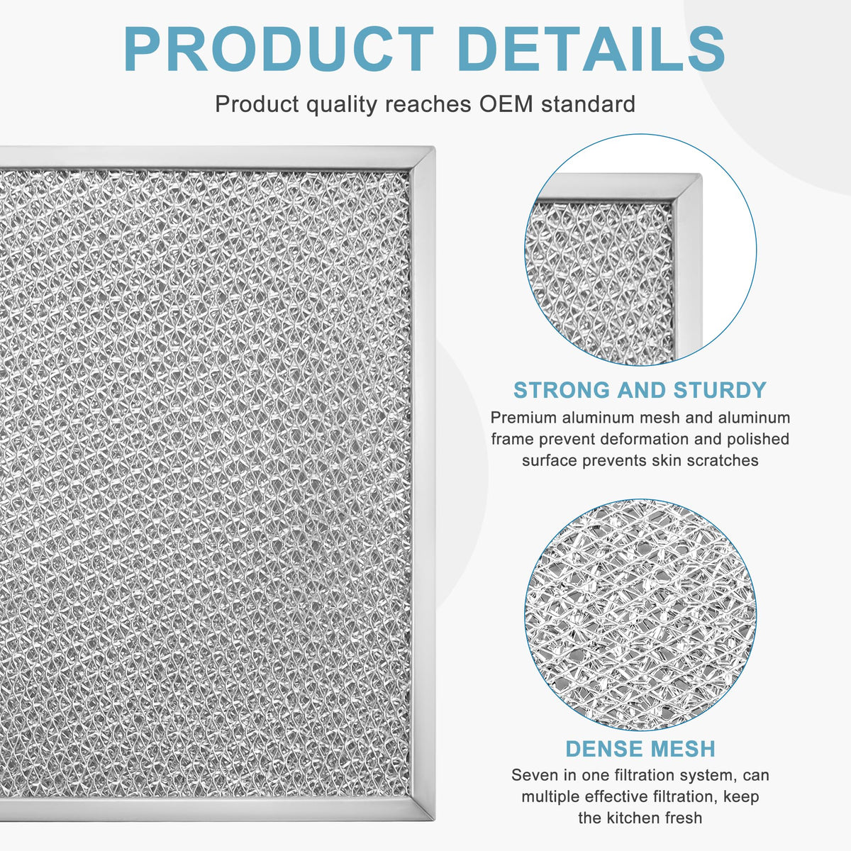 2 Pack Aluminum Range Hood filter 97006931 Replacement for Bro-an Nu-tone Range Hood Grease Filter PART#S97006931 (10-1/2 x 8-3/4 in) BP29, 88150, 99010121 by AMI PARTS AMI PARTS