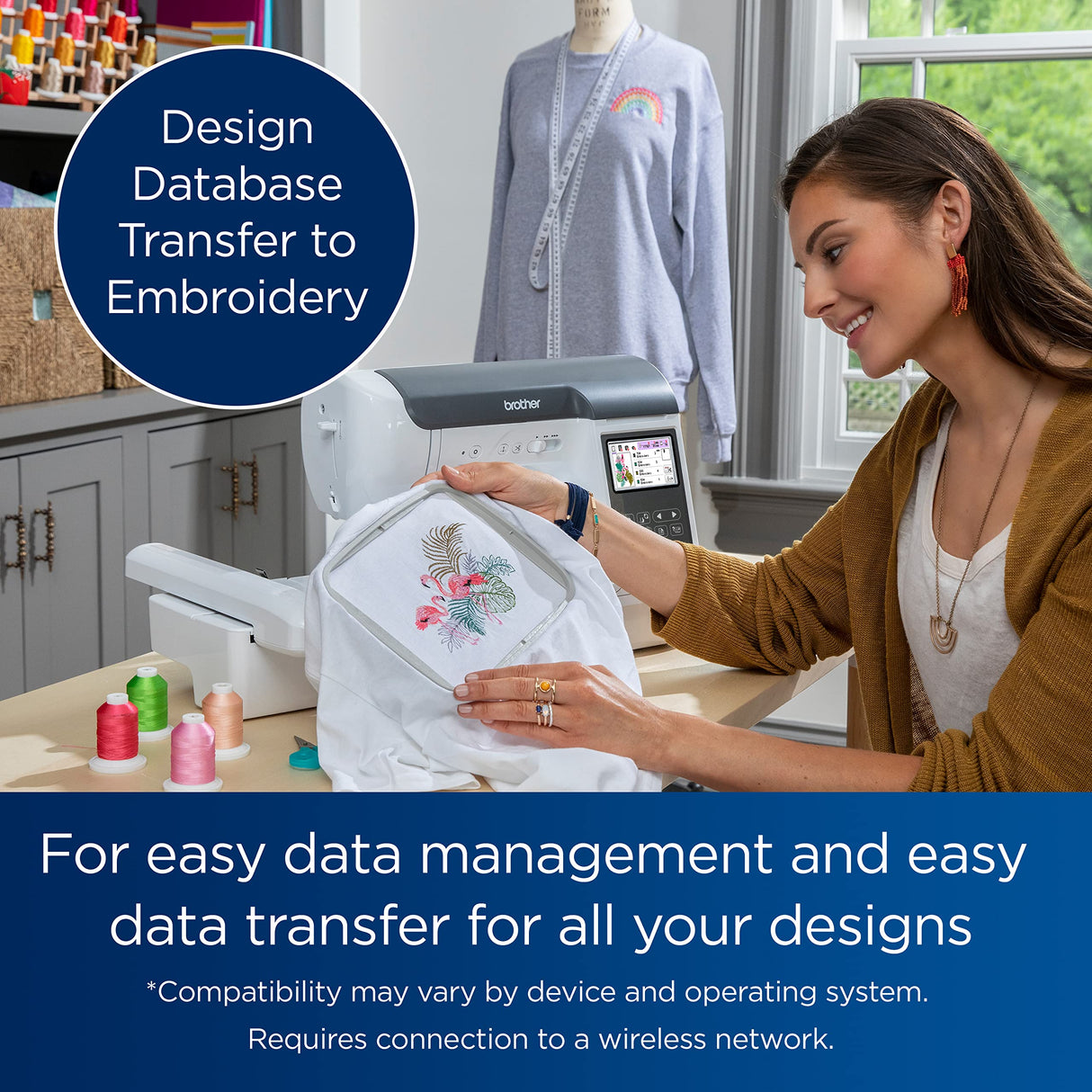 Brother SE2000 Computerized Sewing and Embroidery Machine Brother