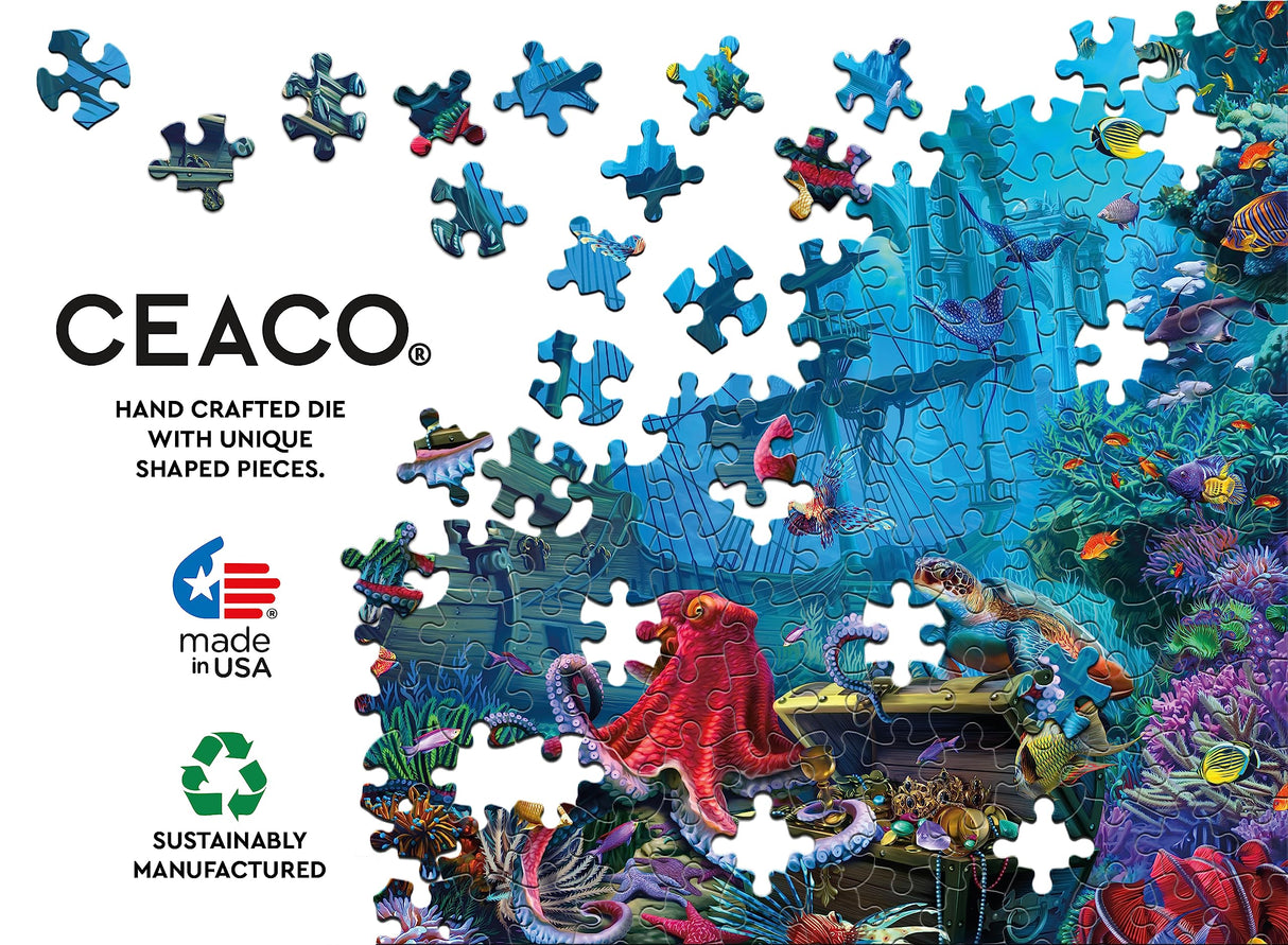 Ceaco - Undersea - Glow - 750 Piece Jigsaw Puzzle Ceaco