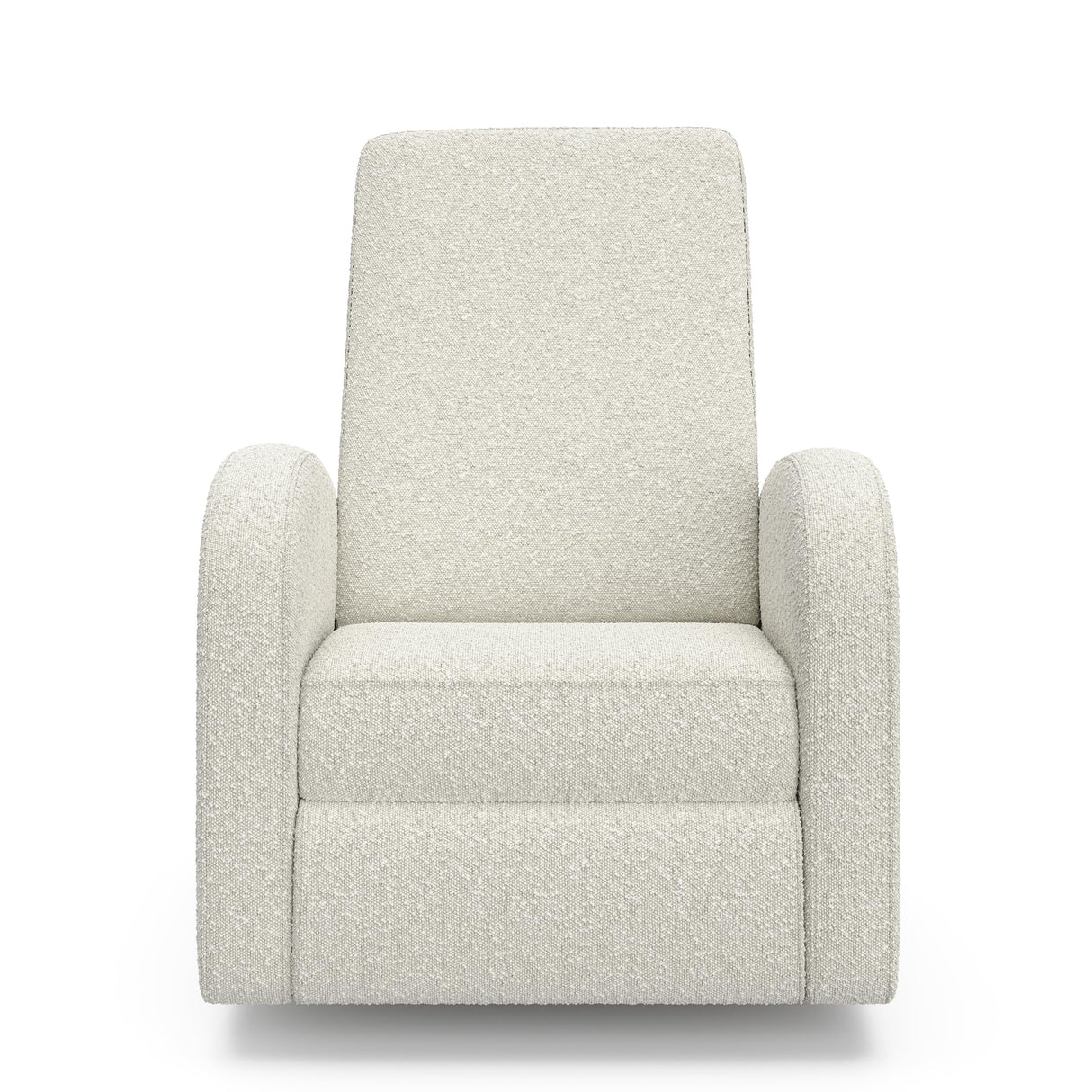 Storkcraft Santa Monica Power Recliner Swivel Glider (Ivory Boucle) – Effortless Electronic Power Recline, USB-A & USB-C Charger STORKCRAFT