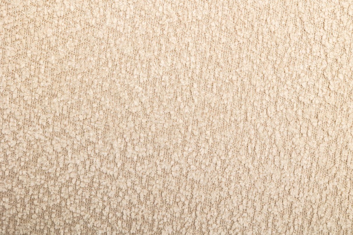 VASOENY 125.2'' Modern Sectional Sofa, Boucle Fabirc Curved Couch with Right Facing Sectional Chaise Lounge and 5 Pillows, 3 Seat Corner Sofa Couch for Living Room, Office, Apartment VASOENY