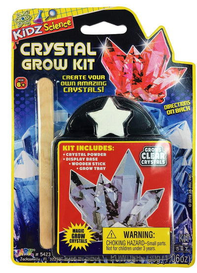 JA-RU Magic Crystal Growing Kit (1 Mineral Toy Set) DIY Science Experiments for Kids & Teens. Fun & Cool STEM Educational Lab Toys. Popular Gift Ideas for Girls & Boys. Gemstone Collection. 5423-1B