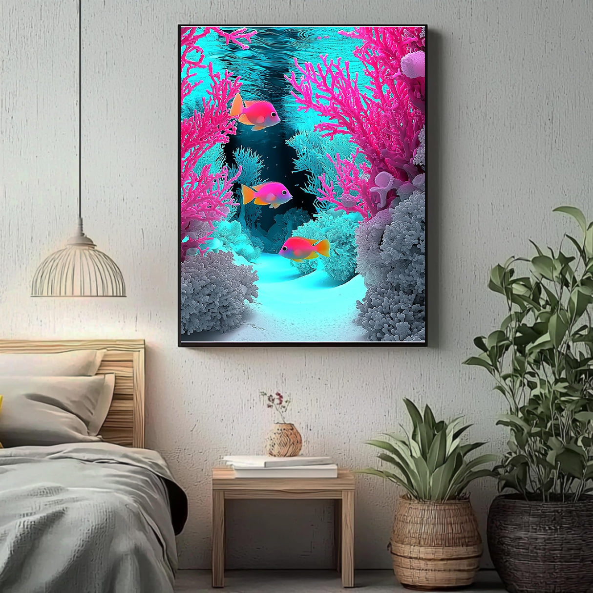 Sea Diamond Art Kits for Adults, Landscape Diamond Painting Kits for Beginners, 5D DIY Ocean Full Drill Round Diamond Painting Gem Art for Adults, Home Wall Decor 12 x 16 Inch Generic