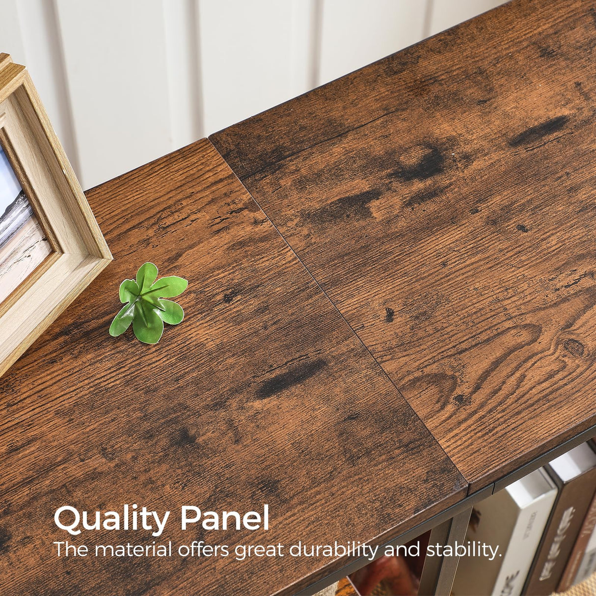 MAHANCRIS Printer Stand with Storage Bag, 3-Tier Mobile Under Desk Printer Cart with Wheels, Wood Rolling Printer Table, Organizer Shelf for Study, Office, Living Room, Rustic Brown PTHR2201 MAHANCRIS