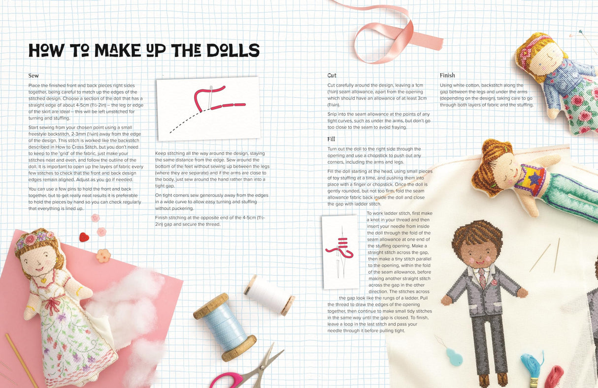 My Cross Stitch Doll: Fun and easy patterns for over 20 cross-stitched dolls WoodArtSupply