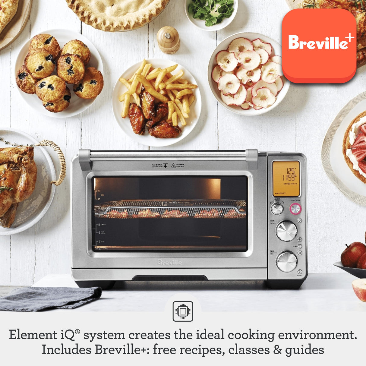 Breville Smart Oven Air Fryer Pro BOV900BSS, Brushed Stainless Steel Breville