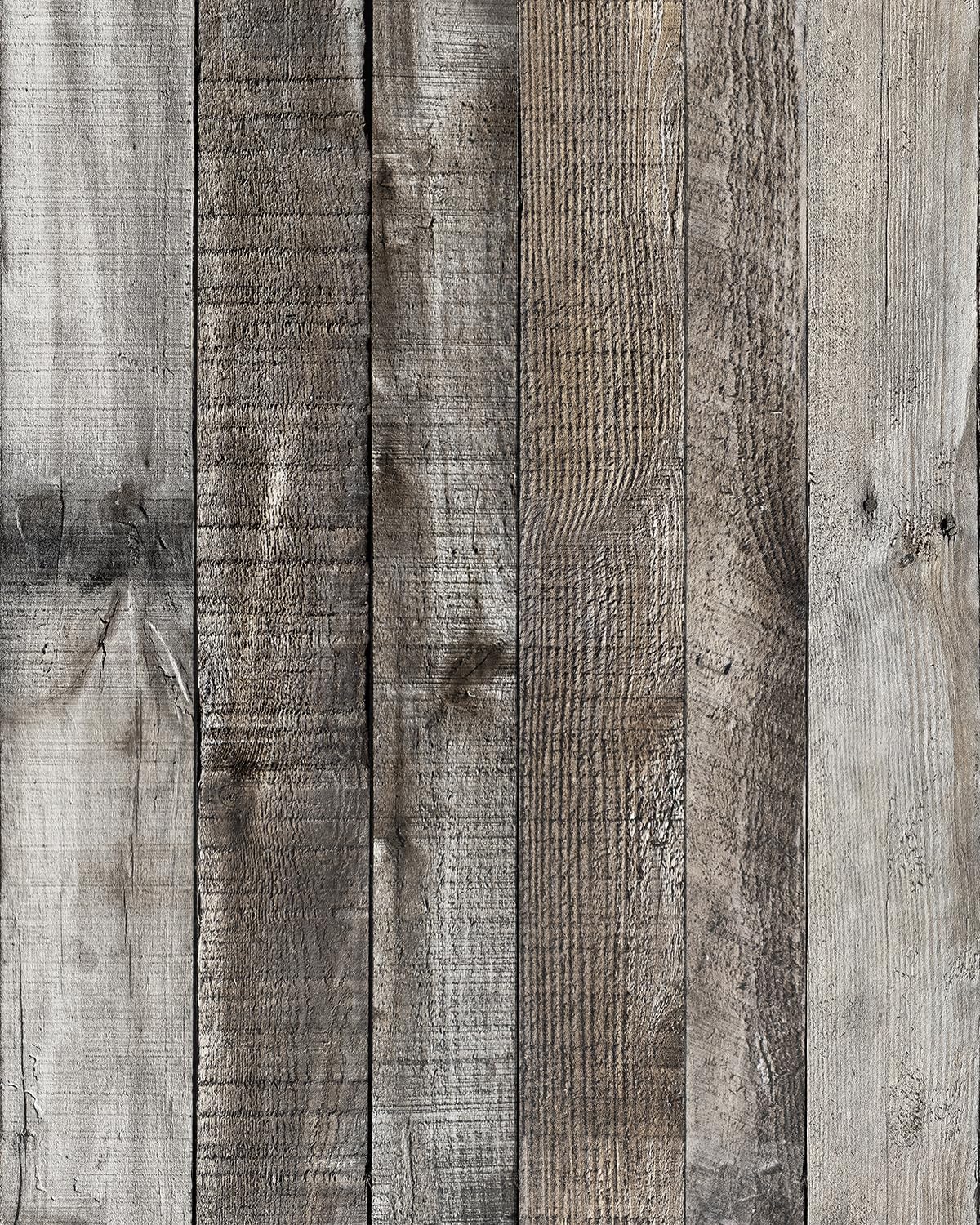 Livebor Gray Wood Peel and Stick Wallpaper Faux Wood Contact Paper 17.7inch x 118.1inch Wood Wallpaper Peel and Stick Shiplap Contact Paper Planks Self Adhesive Wallpaper Distressed Wood Wall Paper Livebor