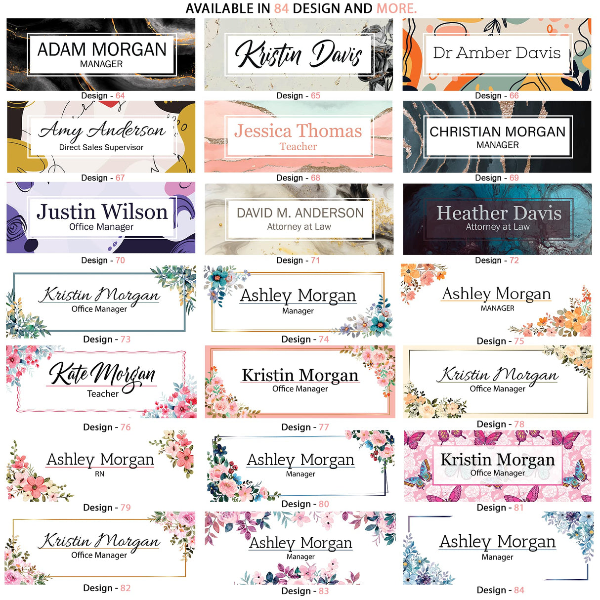 Personalized Desk Name Plate Plaque | Unique Gift | Wood Holder | Office Decor | Teacher Name Plate | Sign | Artswave ARTSWAVE