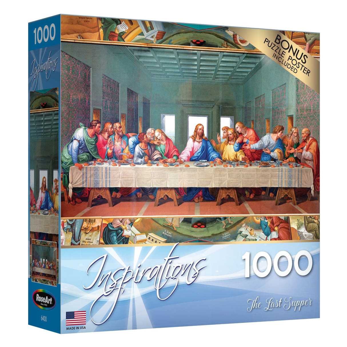RoseArt - Inspirations - Last Supper - 1000 Piece Jigsaw Puzzle for Adults RoseArt