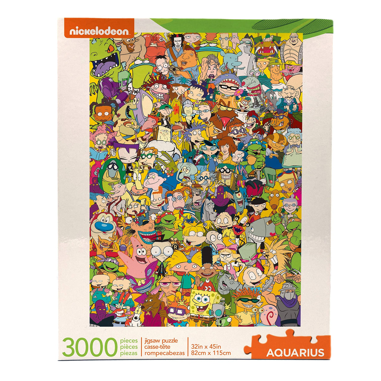 Aquarius Nickelodeon 90s Puzzle (3000 Piece Jigsaw Puzzle) - Officially Licensed Nickelodeon Merchandise & Collectibles - Glare Free - Precision Fit - 32 x 45 Inches AQUARIUS