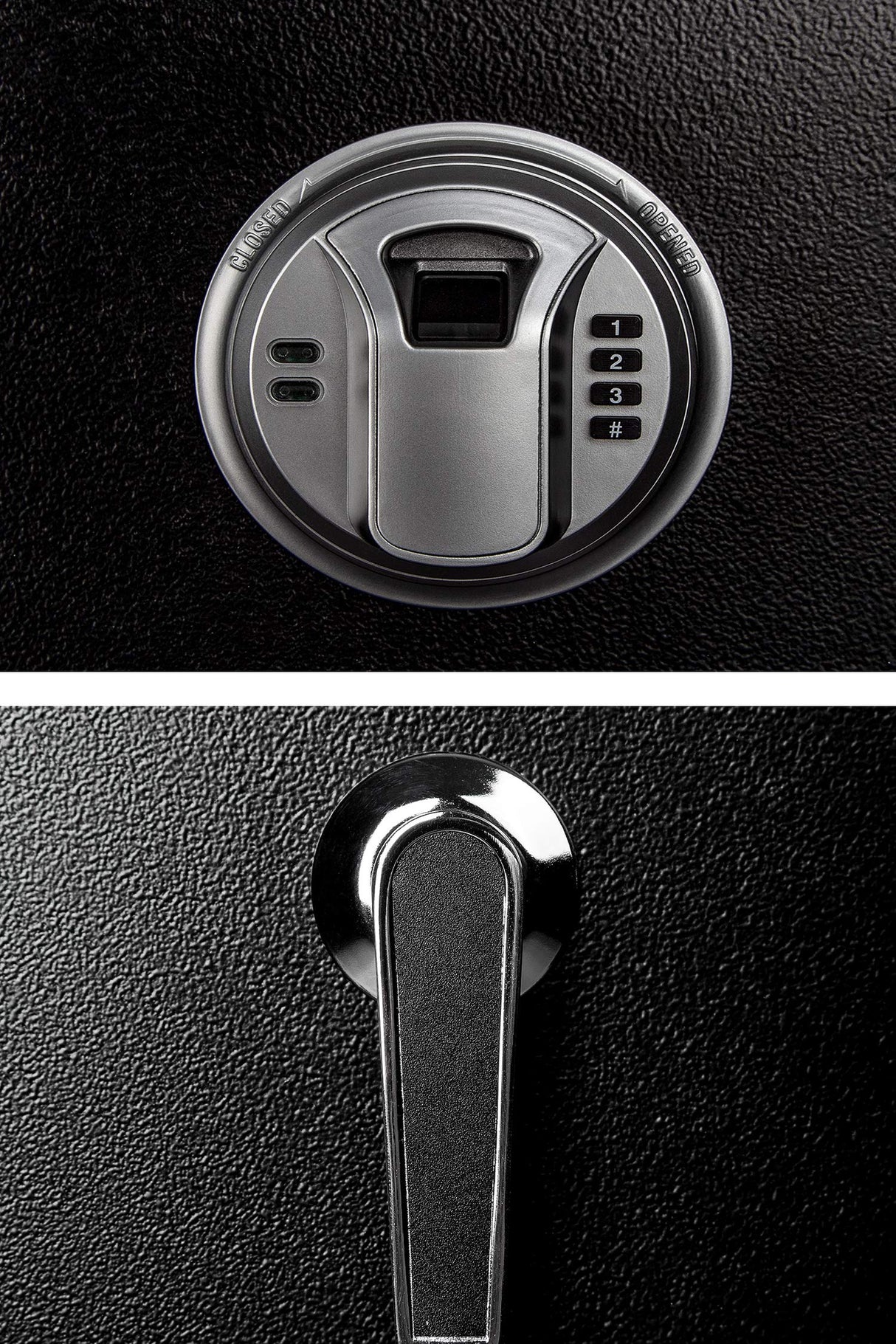 Gearmart Fast Access Gun Safe Rifle Safe Larger and Durable for 5-6 Gun Shotgun Cabinet (Larger Rifle Safe-Biometric) … Gearmart