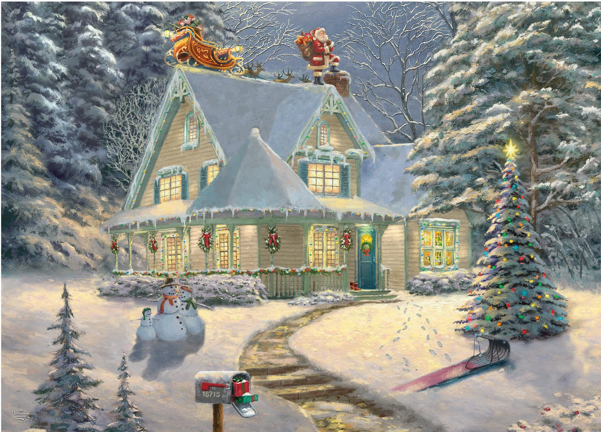 Ceaco - Thomas Kinkade - Holiday - Midnight Delivery - 1000 Piece Jigsaw Puzzle Ceaco