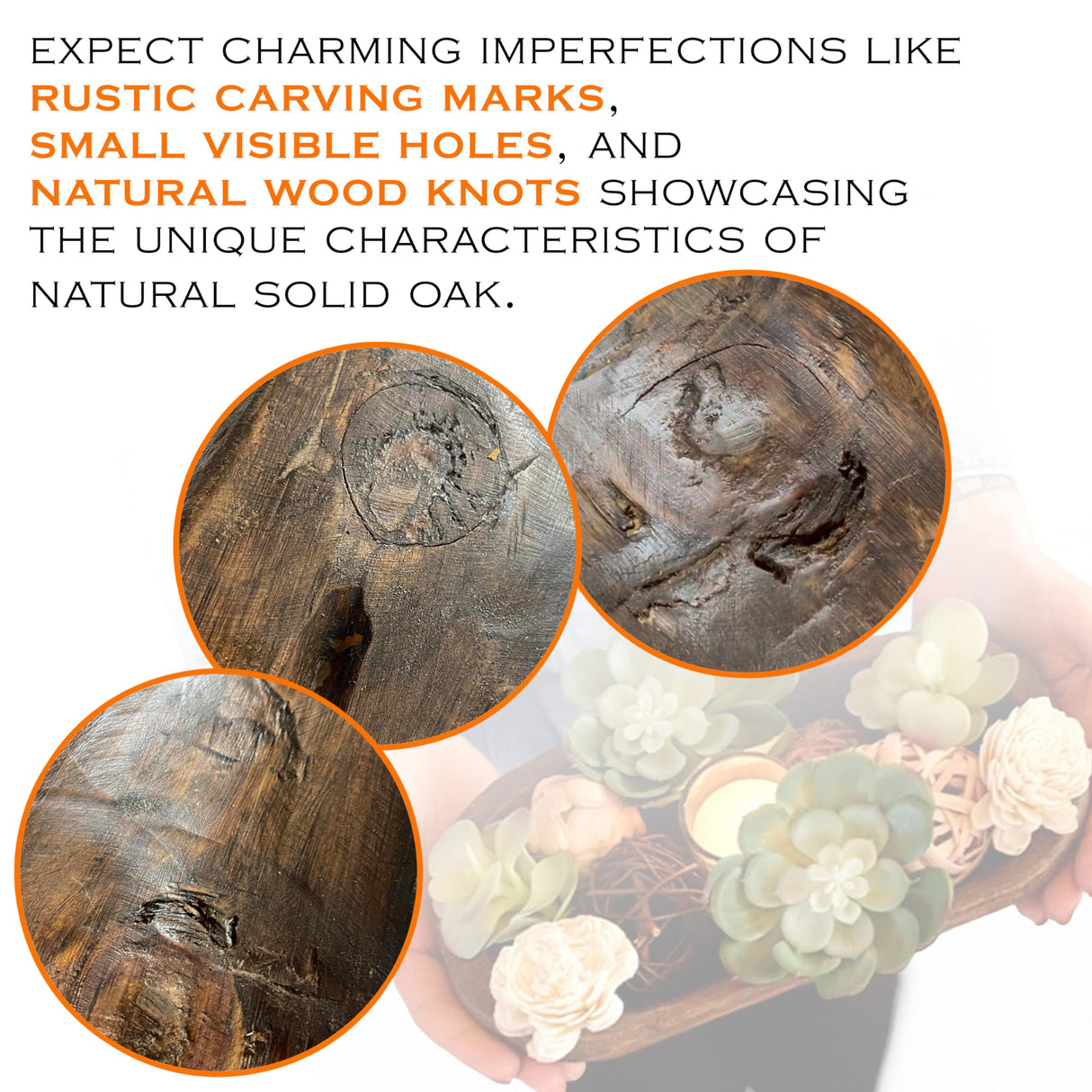 Decorative Wooden Dough Bowl Decor Approx 30 Inch, Hand Carved Rustic Wood Long Dough Bowl, Large Carved Dough Bowl, Long Wooden Bowl, Bread Shaped Bowl Wooden Large Dough Bowl Centerpiece Made in USA MAINEVENT