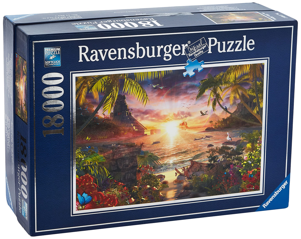 Ravensburger Paradise Sunset Jigsaw Puzzle - 18,000 Piece Masterpiece | Precision-Crafted Excellent Brain Game | Ideal Gift for Puzzle Enthusiasts | FSC-Certified Materials Ravensburger