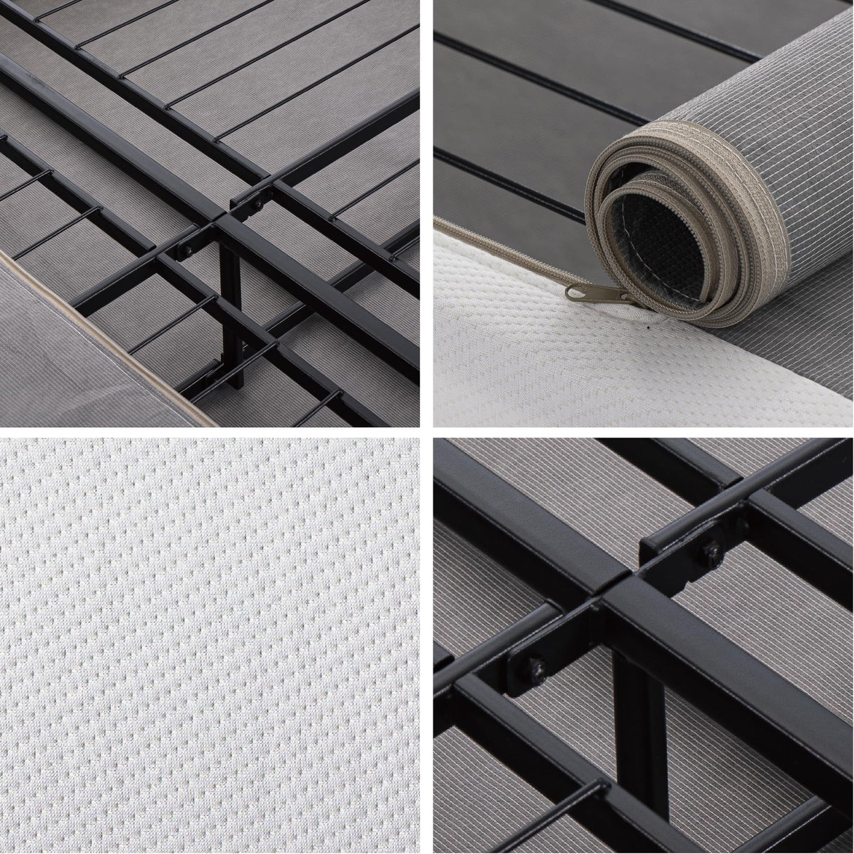 ZINUS 7.5 Inch Box Spring with Cover, No Assembly Mattress Foundation, Sturdy Metal Structure, Full, White Zinus