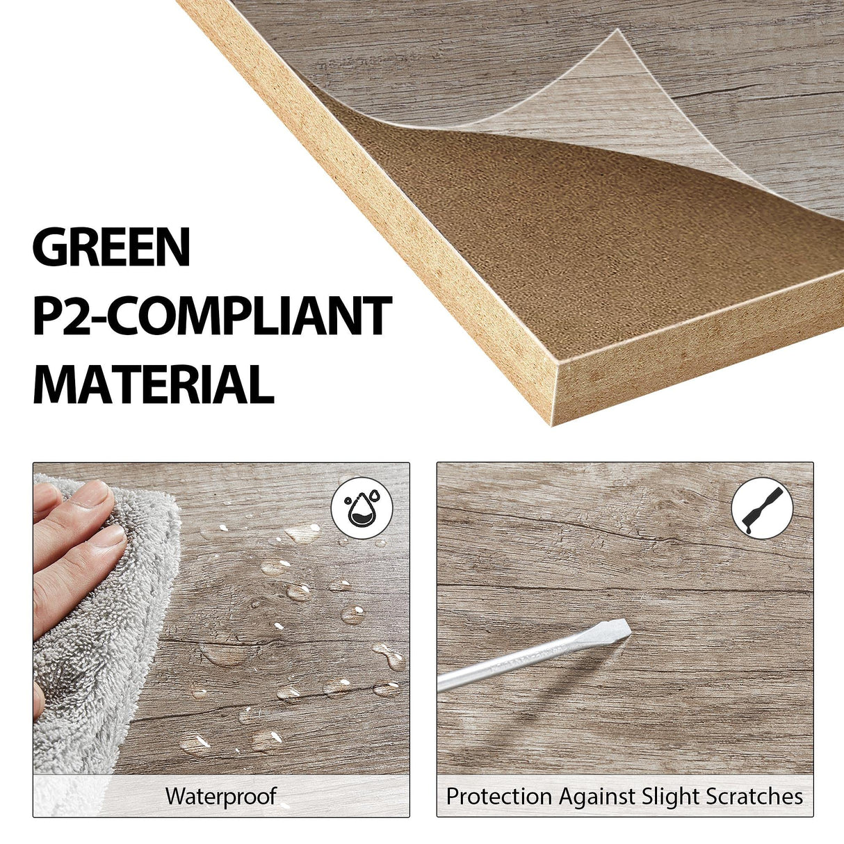 Yaheetech Farmhouse Round End Table with Storage Shelf, 2 Tier Side Table with Metal Frame and Sturdy Wood, Sofa Side Table for Living Room Small Spaces, Easy Assembly, Gray Yaheetech