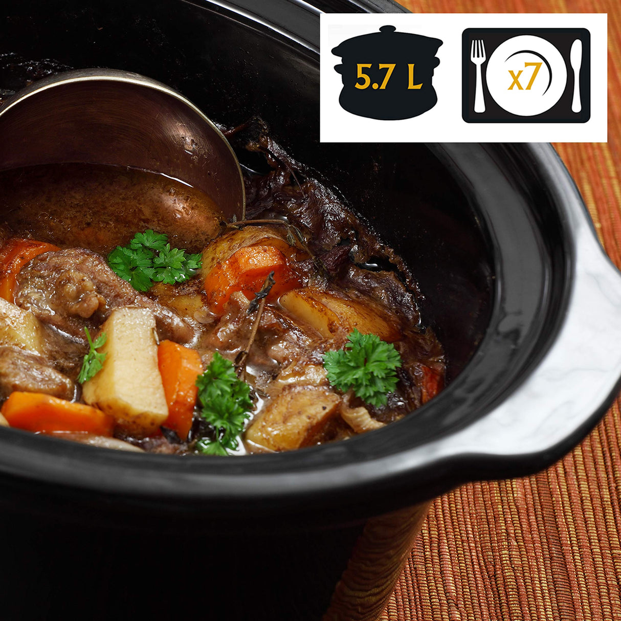 Crock-Pot Cook and Carry 6 Quart Manual Portable Slow Cooker and Food Warmer, Stainless (SCCPVL600-S) Crock-Pot