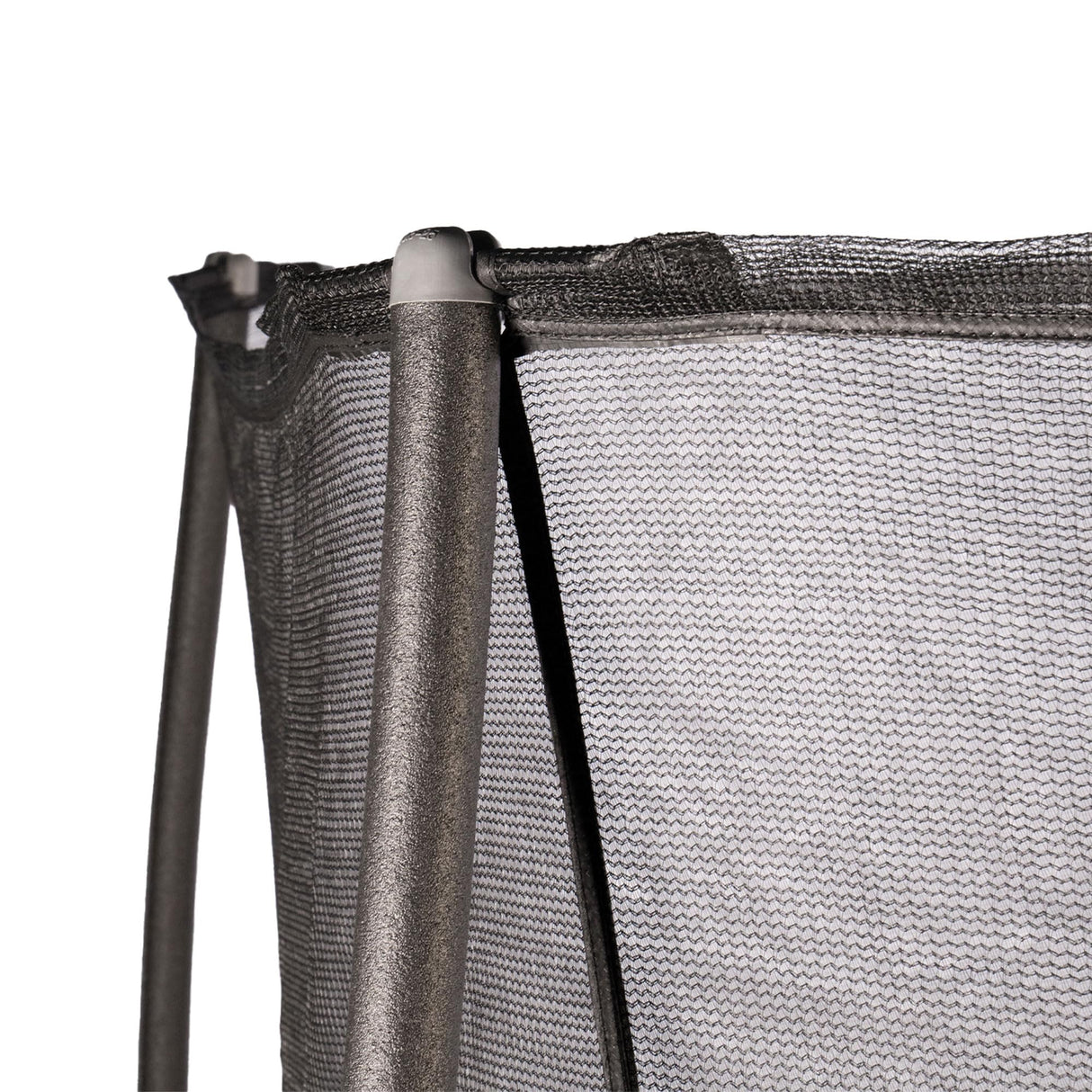 JumpKing 14 Foot Round Trampoline and Enclosure System with Galvanized Steel Frames and 200 Pound Capacity for Kids and Adults, Black/Lime Green JumpKing