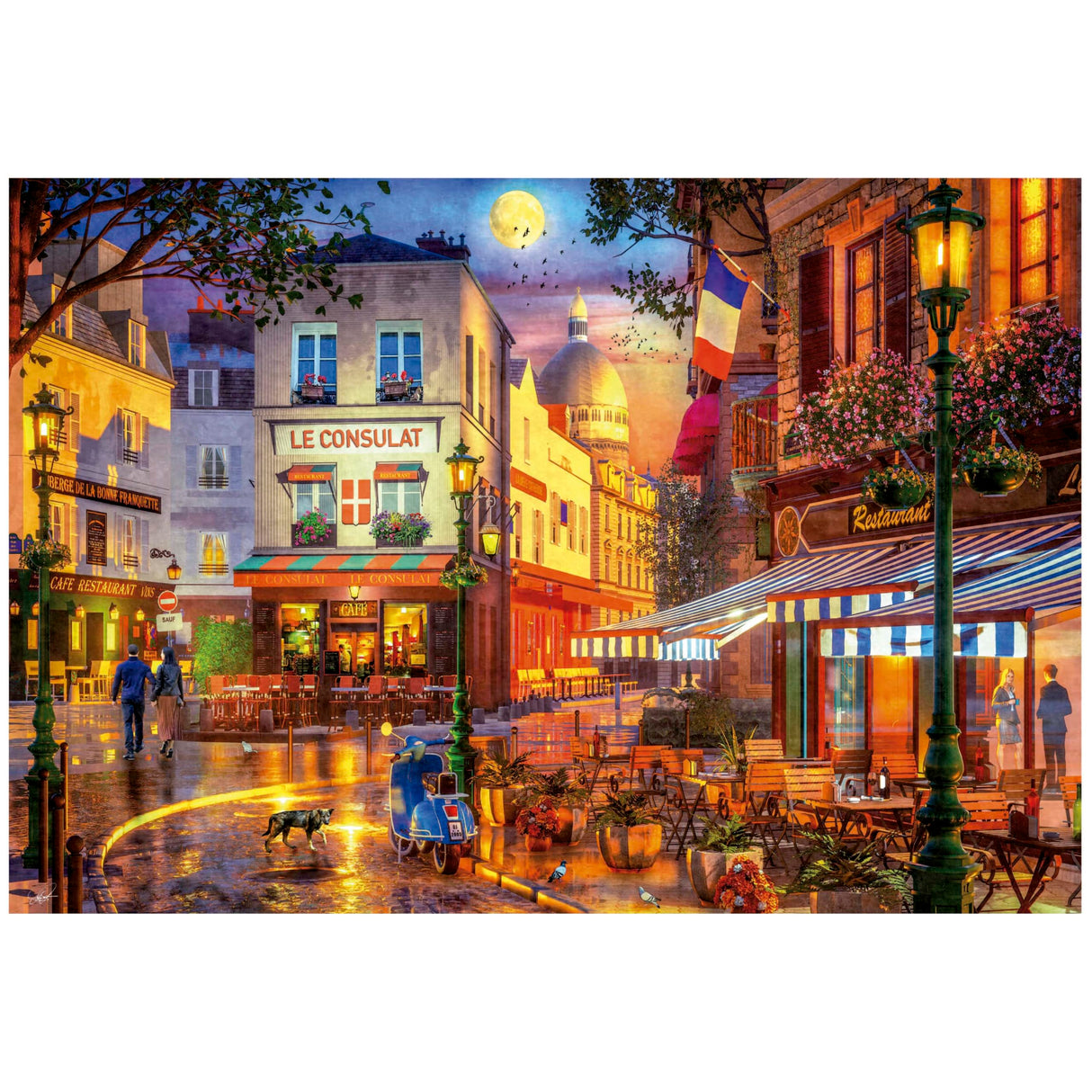 Educa - Le Consulat - 5000 Piece Jigsaw Puzzle - Puzzle Glue Included - Completed Image Measures 62"x 42" - Ages 14+ (19950) Educa