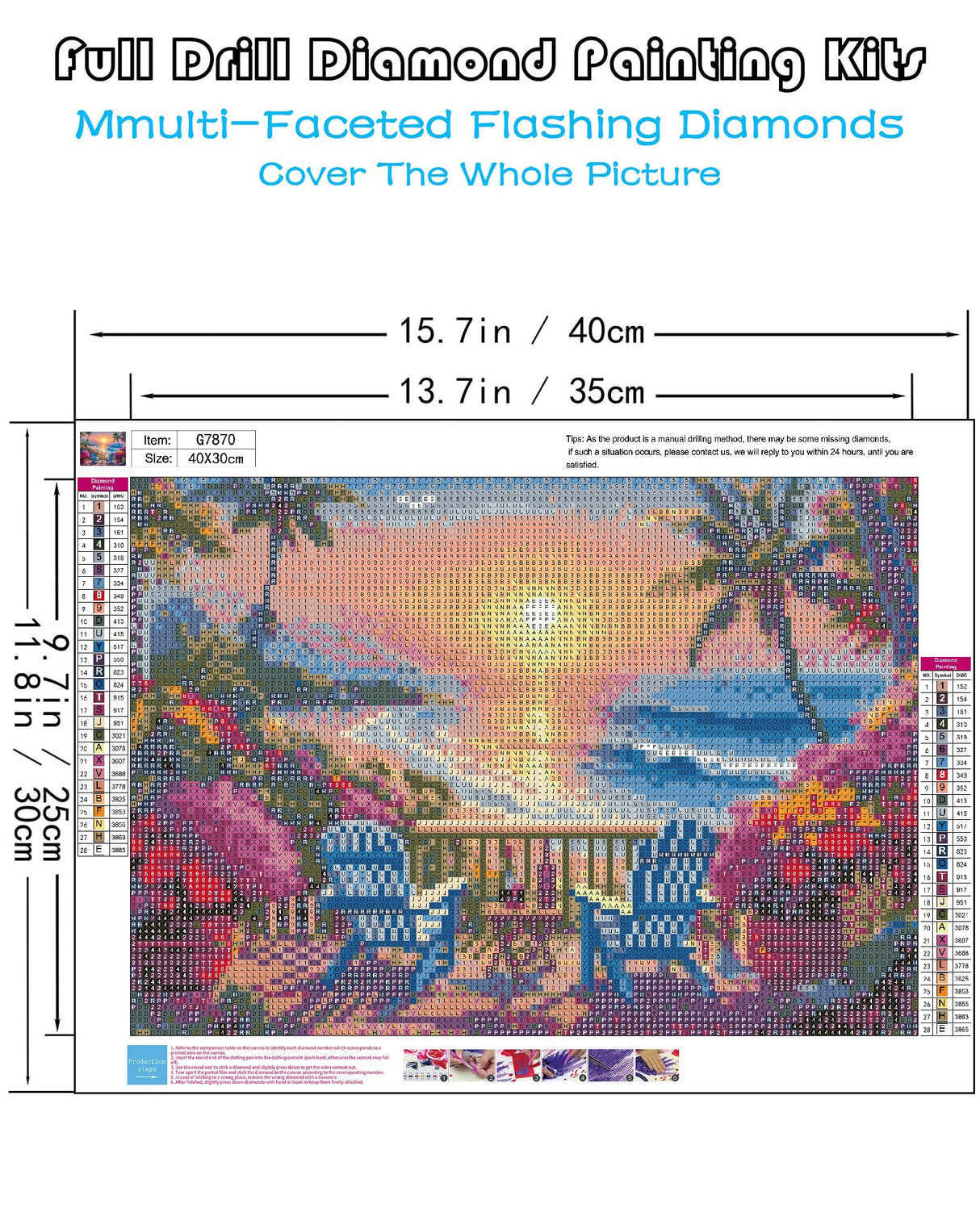 Beach Sunset Diamond Art Kits for Adults, Coconut Tree Diamond Painting Kits for Beginners, DIY 5D Full Drill Crystal Flowers Diamond Dots Gem Art Craft Home Decor 16x12 Inch askkqtx