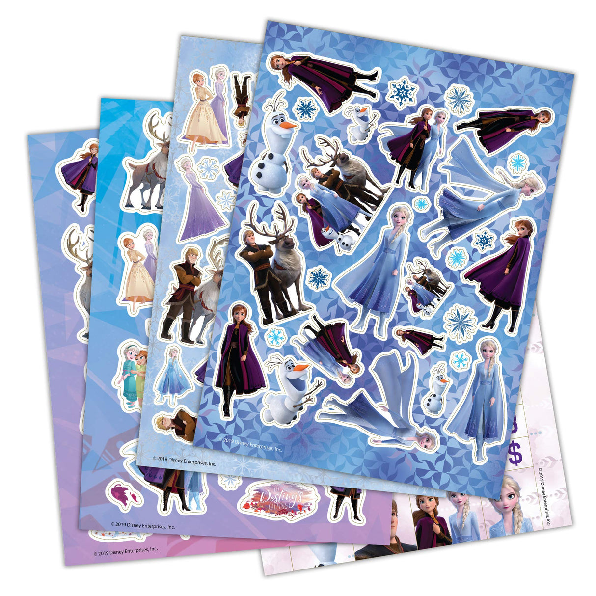Disney Frozen 2 Create-a-Scene Sticker Pad and Sticker Scenes 46033, Multicolor Disney