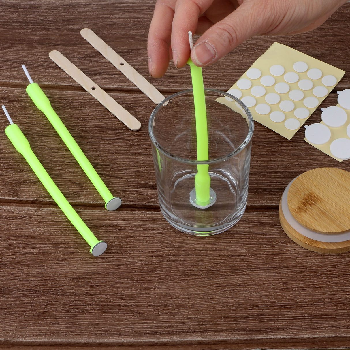 MILIVIXAY 12pcs Candle Wick Placing Tubes Wick Centering Tool for Candle Making. MILIVIXAY