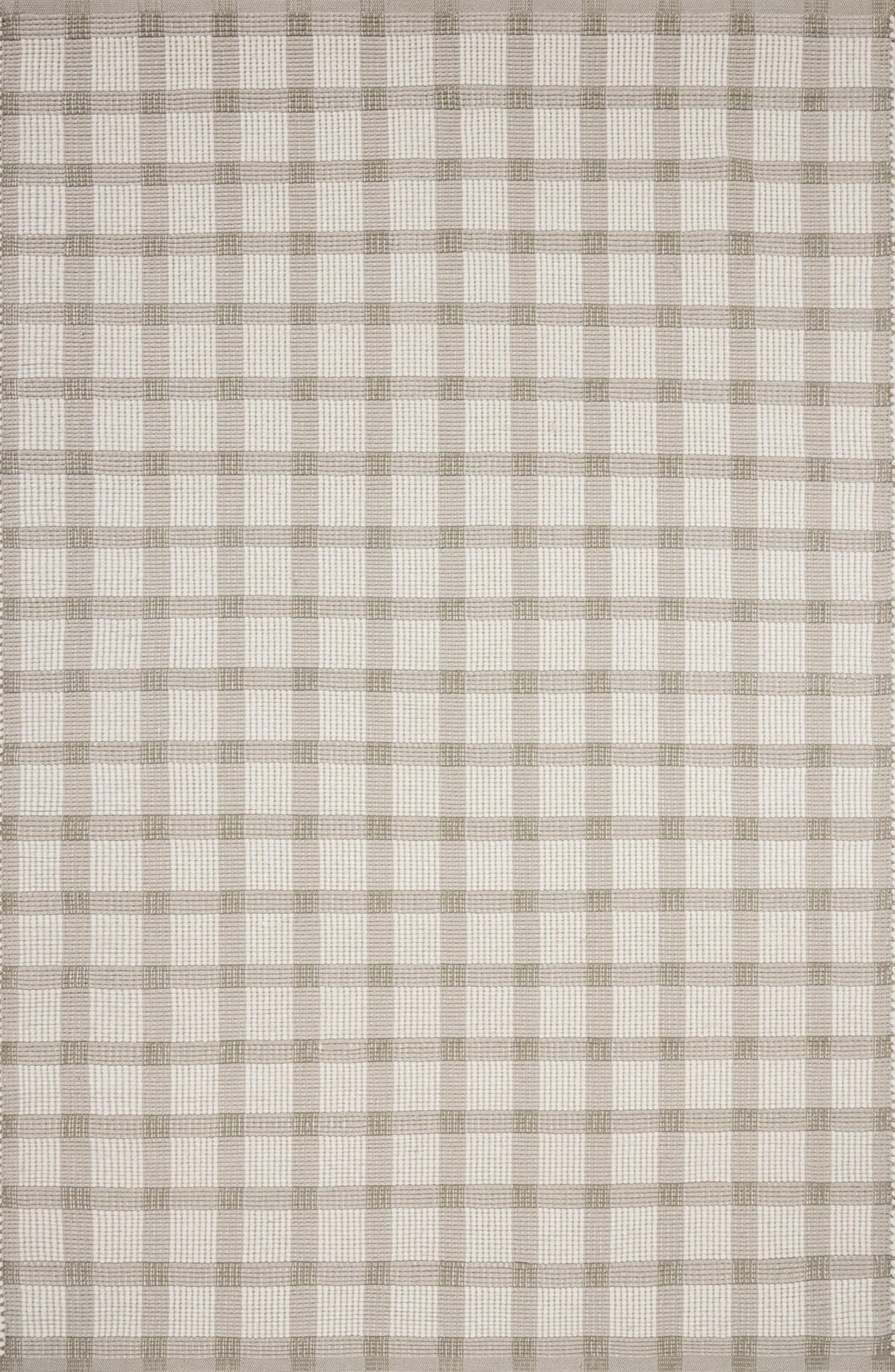 Loloi Magnolia Home by Joanna Gaines Ryder Collection RYD-02 Stone/Ivory 5'-0" x 7'-6" Area Rug Loloi