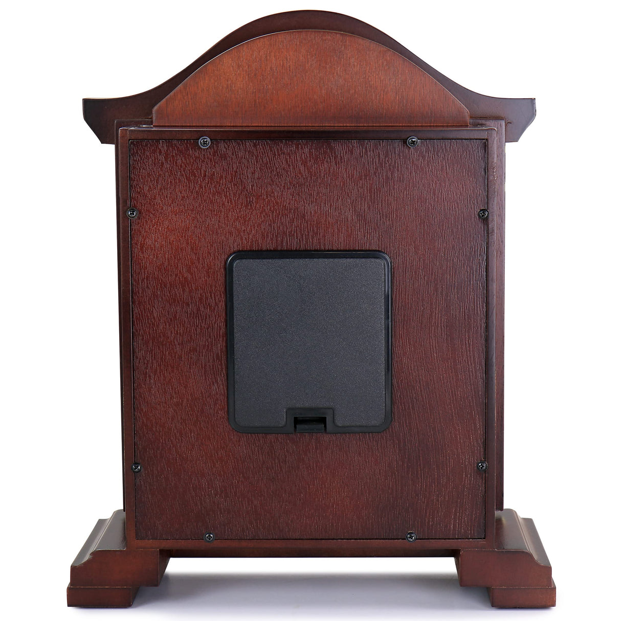 Bedford Clock Collection Redwood Mantel Clock with Chimes Bedford Clock Collection