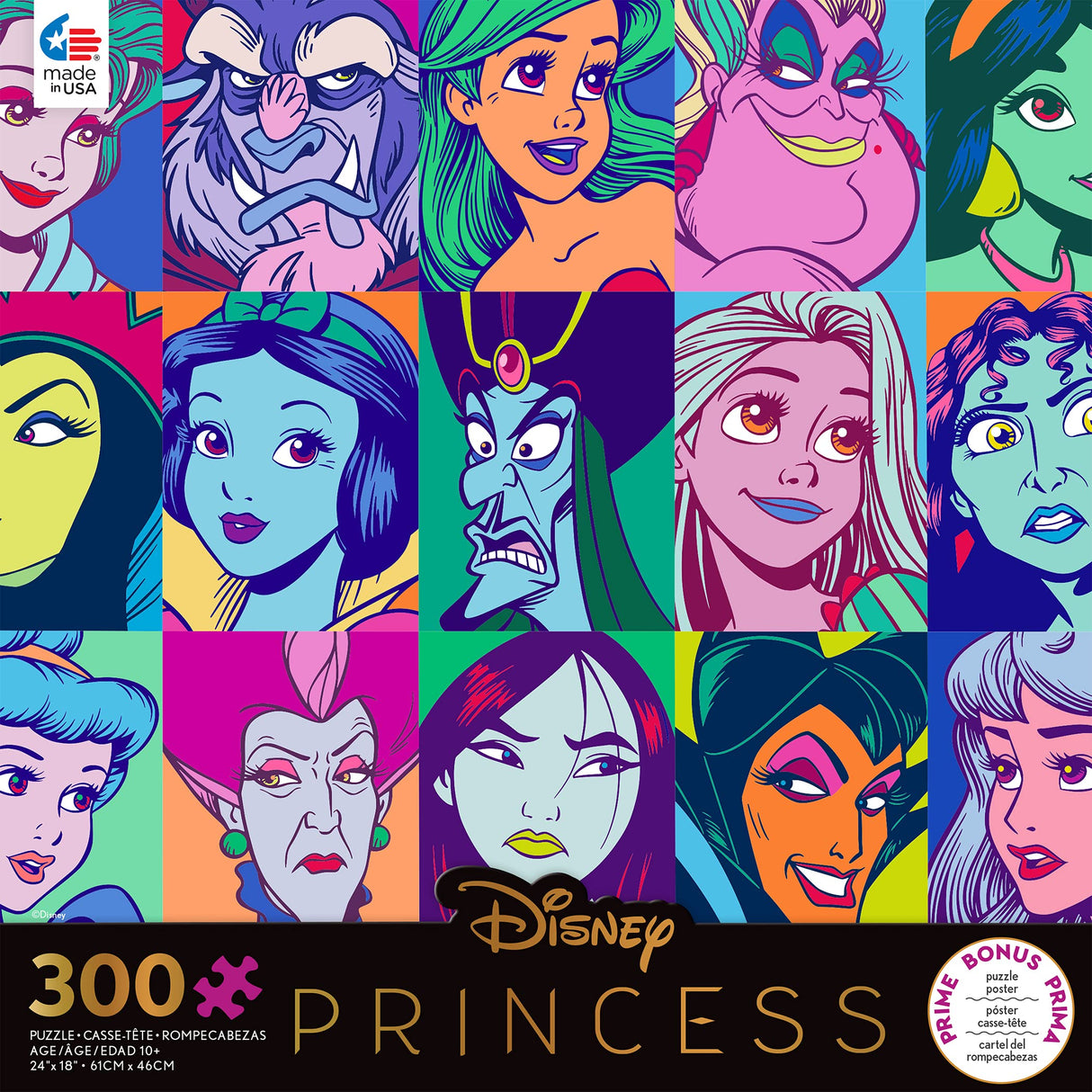Ceaco - Disney - Disney Princess - Oversized 300 Piece Jigsaw Puzzle Ceaco