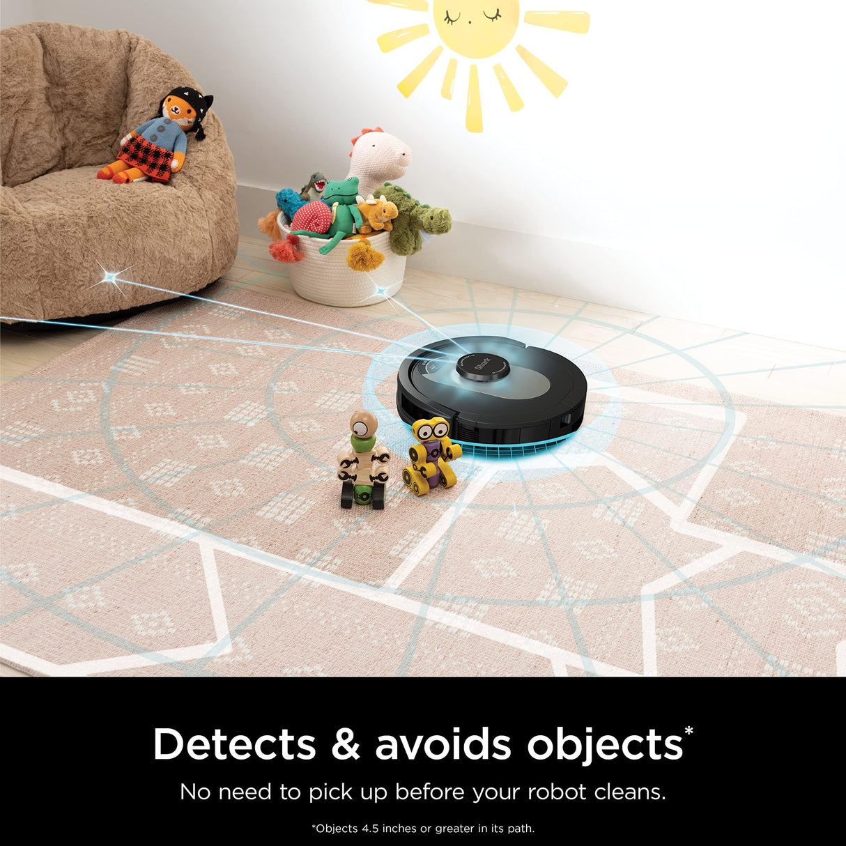 Shark AV2501AE AI Robot Vacuum with XL HEPA Self-Empty Base, Bagless, 60-Day Capacity, LIDAR Navigation, Perfect for Pet Hair, Compatible with Alexa, Wi-Fi Connected, Carpet & Hard Floor, Black Shark