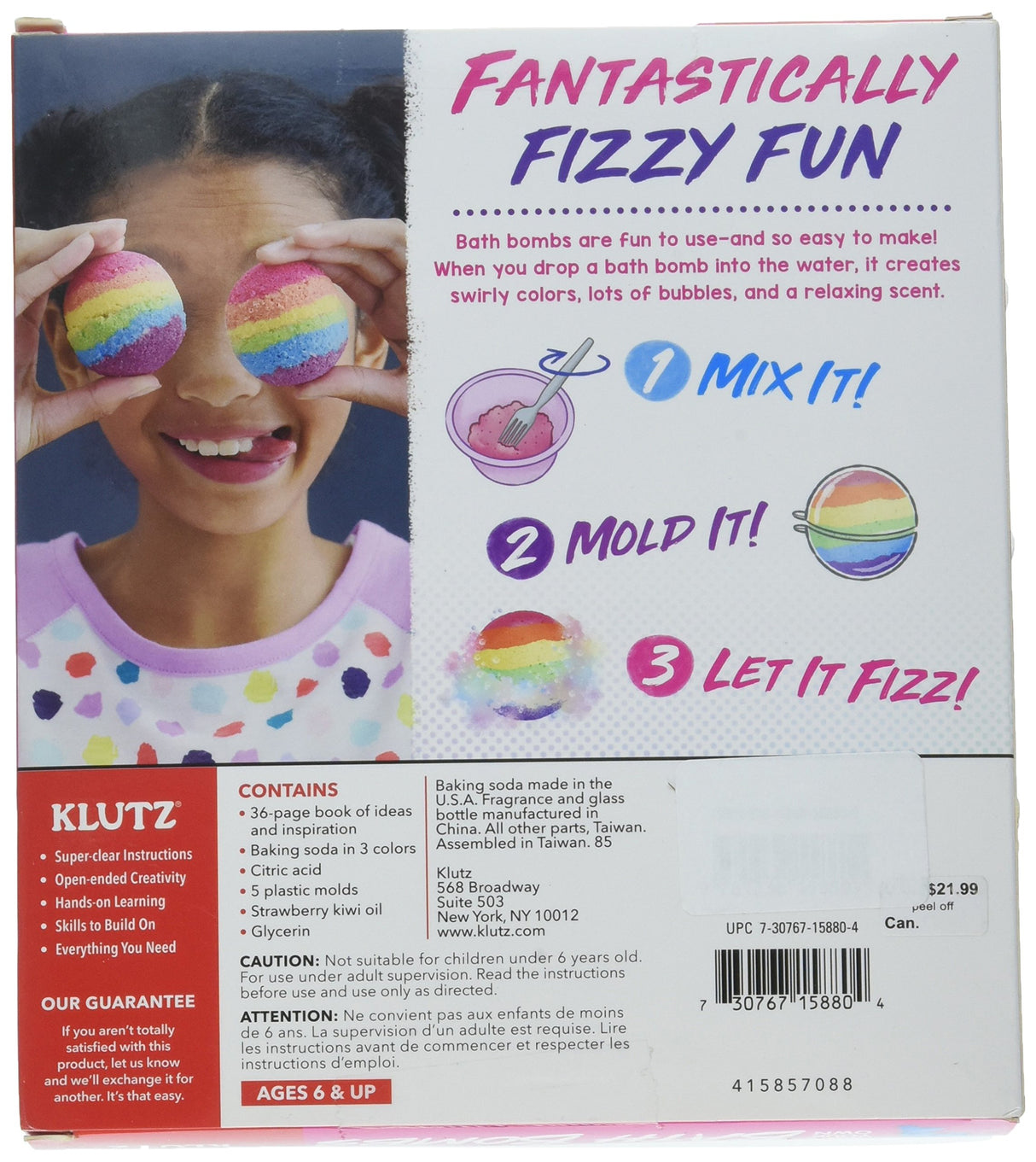 Klutz Make Your Own Bath Bombs Klutz