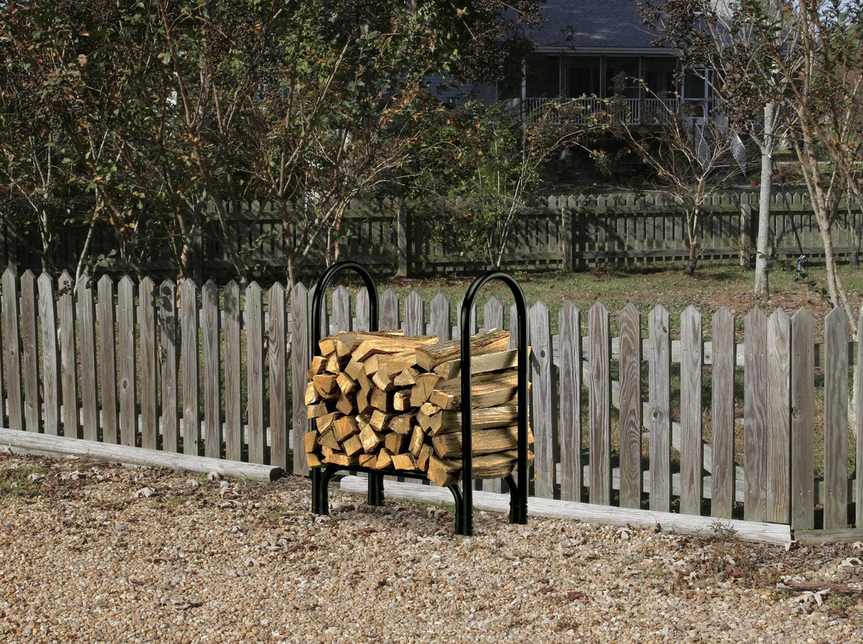 Fire Beauty Firewood Rack Log Holder,Log Storage Holder,Storage Rack,Firewood Stacker for Fireplace Indoor Outdoor(Middle) Fire Beauty