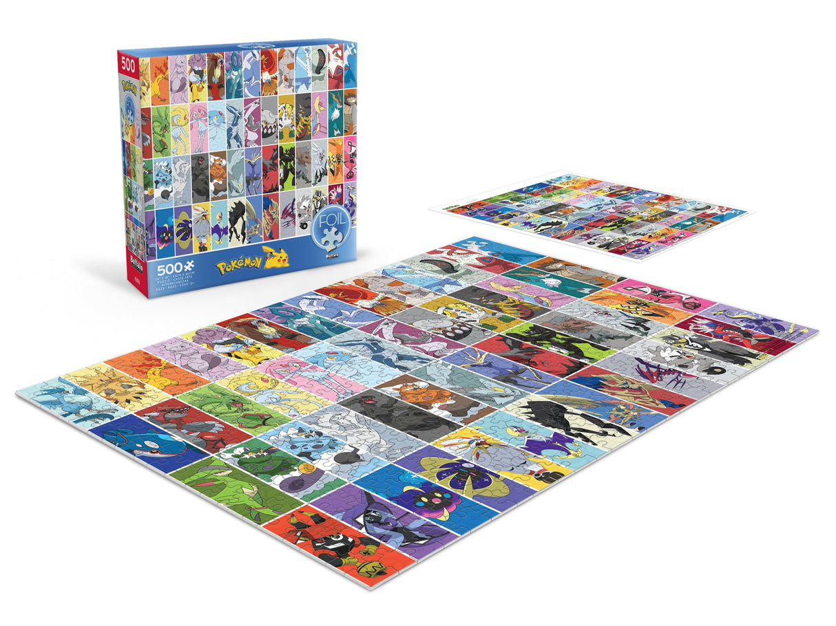 Buffalo Games - Foil Puzzle - Pokémon - Legendary - 500 Piece Jigsaw Puzzle Buffalo Games