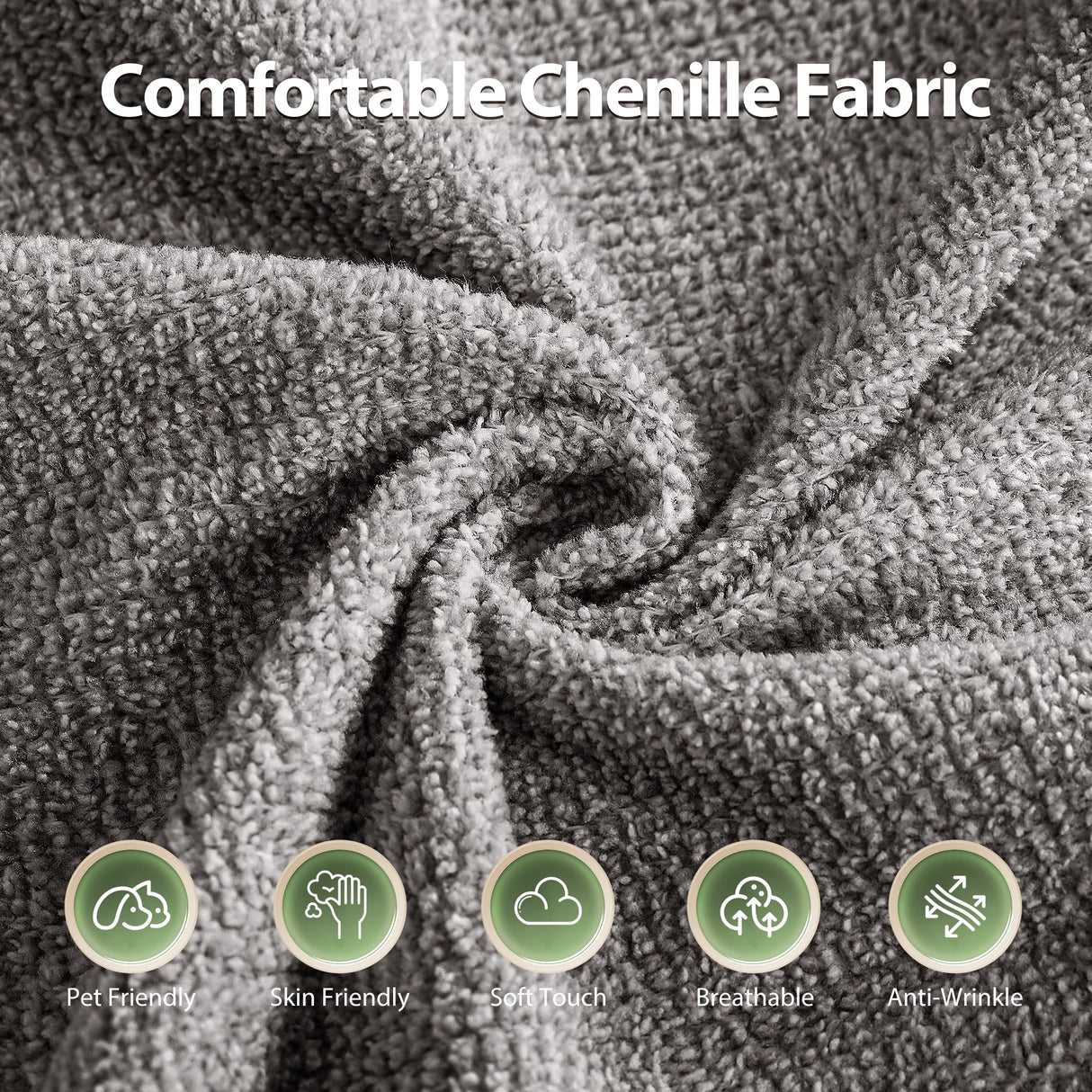 Decofy 105.5" Boneless Sofa for Living Room, Cloud Sectional Couch Ottoman & 4 Pillows, 4-Seater Comfy Compressed Sofa L Shaped Sectional Couch, No Assembly Required, 72h to Restore Decofy